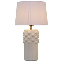 Desk lamp Alexandra House Living White Multicolour Ceramic 40 W 28 x 49 x 28 cm