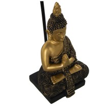 Tischlampe Alexandra House Living Schwarz Kunststoff 40 W 28 x 60 x 28 cm Buddha