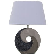 Lampe de bureau Alexandra House Living Noir Gris Multicouleur Argenté Céramique 40 W 32 x 44 x 20 cm