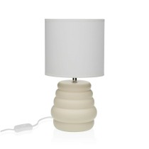 Lampe de bureau Versa Beige Céramique 40 W 17 x 32,2 cm