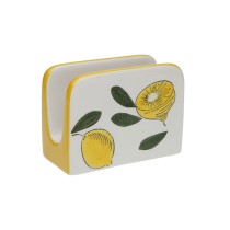 Porte-serviettes Versa Céramique 5 x 8 x 11 cm Citron