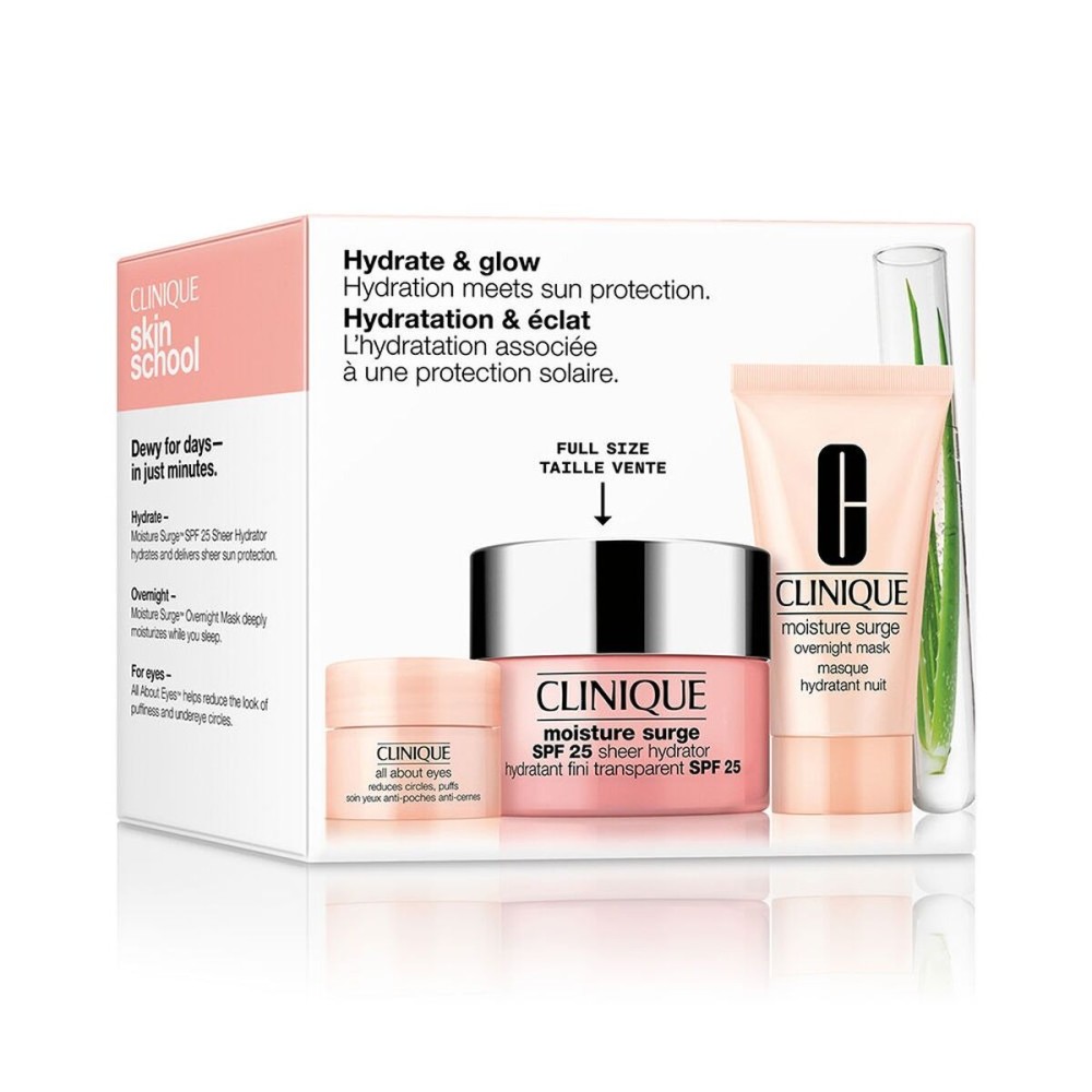 Kosmetik-Set Clinique MOISTURE SURGE 3 Stücke