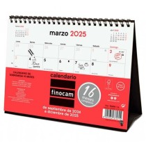 Wall calendar Finocam Paper 2024-2025 21 x 15 cm 16 Months