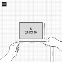 Wandkalender Finocam Papier 2024-2025 21 x 15 cm 16 Monate