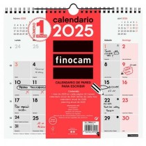 Wall calendar Finocam Paper 2025 26,5 x 24,5 cm