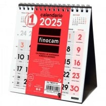 Calendrier de bureau Finocam Papier 14 x 15 cm 2025