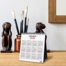 Calendrier de bureau Finocam Papier 14 x 15 cm 2025