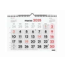 calendrier mural Finocam Papier 2025 21 x 15 cm