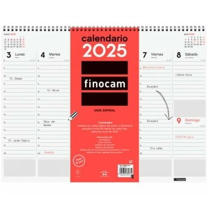 Calendrier de bureau Finocam Papier 42 x 31 cm 2025 semainier