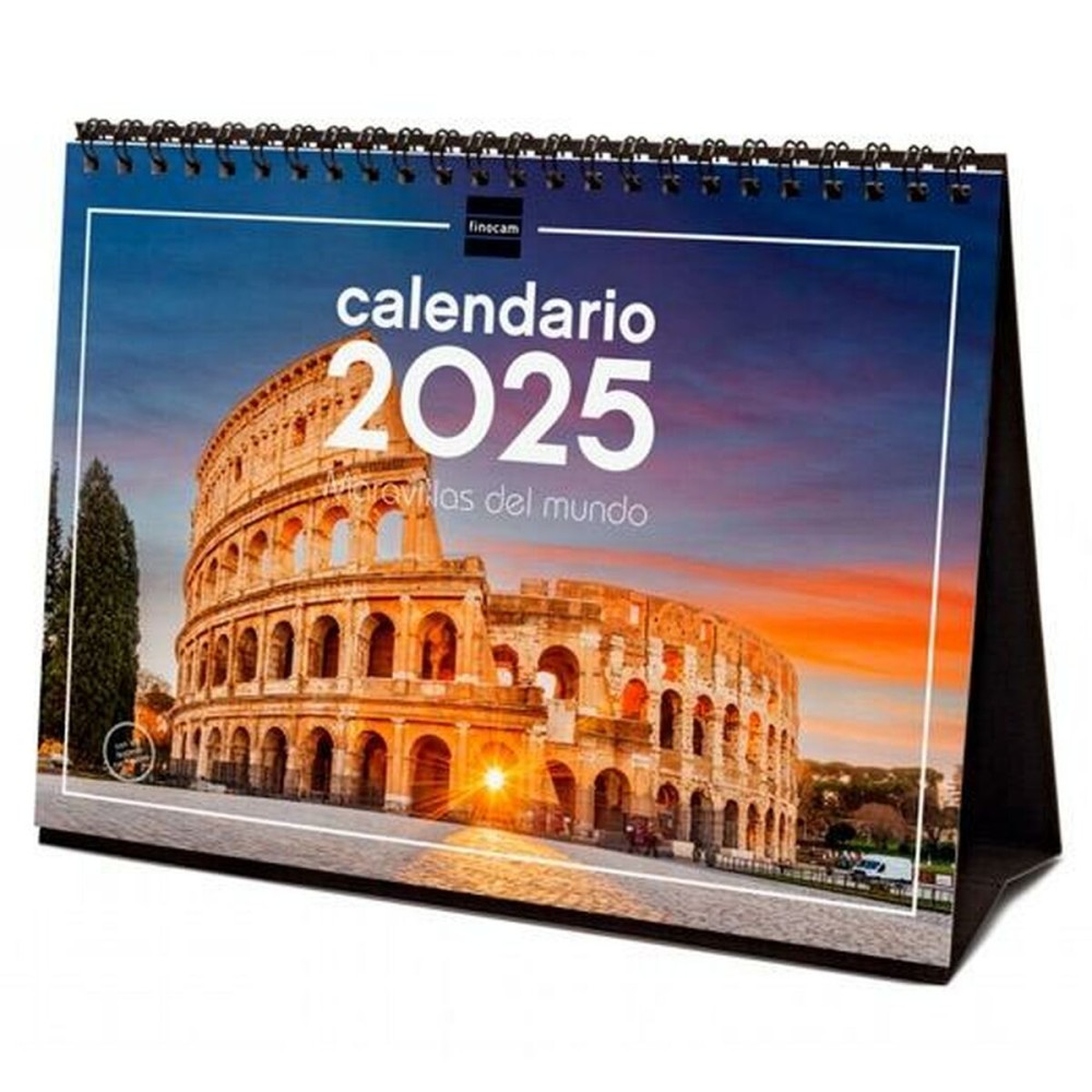 Calendrier de bureau Finocam MARAVILLAS DEL MUNDO Multicouleur Papier 21 x 15 cm 2025