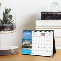 Calendrier de bureau Finocam CIUDADES CON ENCANTO Multicouleur Papier 21 x 15 cm 2025