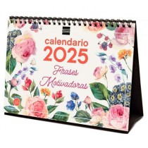 Desktop Calendar Finocam FRASES MOTIVADORAS Multicolour Paper 21 x 15 cm 2025