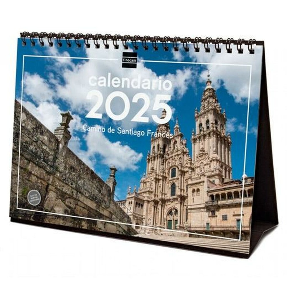 Calendrier de bureau Finocam CAMINO DE SANTIAGO Multicouleur Papier 21 x 15 cm 2025