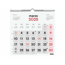 calendrier mural Finocam Papier 2025 30 x 30 cm