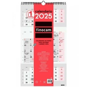 Wall calendar Finocam Paper 2025 23,6 x 43 cm