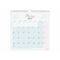 Wall calendar Finocam CHIC Turquoise Paper 2025 30 x 30 cm