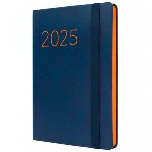 Agenda Finocam FLEXI Bleu 11,8 x 16,8 cm 2025 Lisse