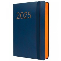 Diary Finocam FLEXI Blue 11,8 x 16,8 cm 2025 Smooth