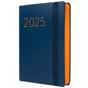 Agenda Finocam FLEXI Bleu 11,8 x 16,8 cm 2025 Lisse