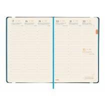 Diary Finocam Black A5 14,8 x 21 cm 2025