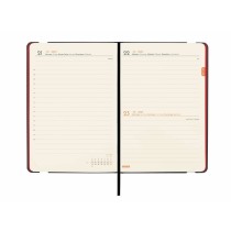 Diary Finocam FLEXI Red 11,8 x 16,8 cm 2025 Smooth