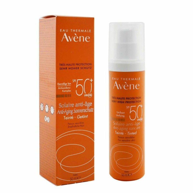 Sun Protection with Colour Avene Sun 50 ml Anti-ageing