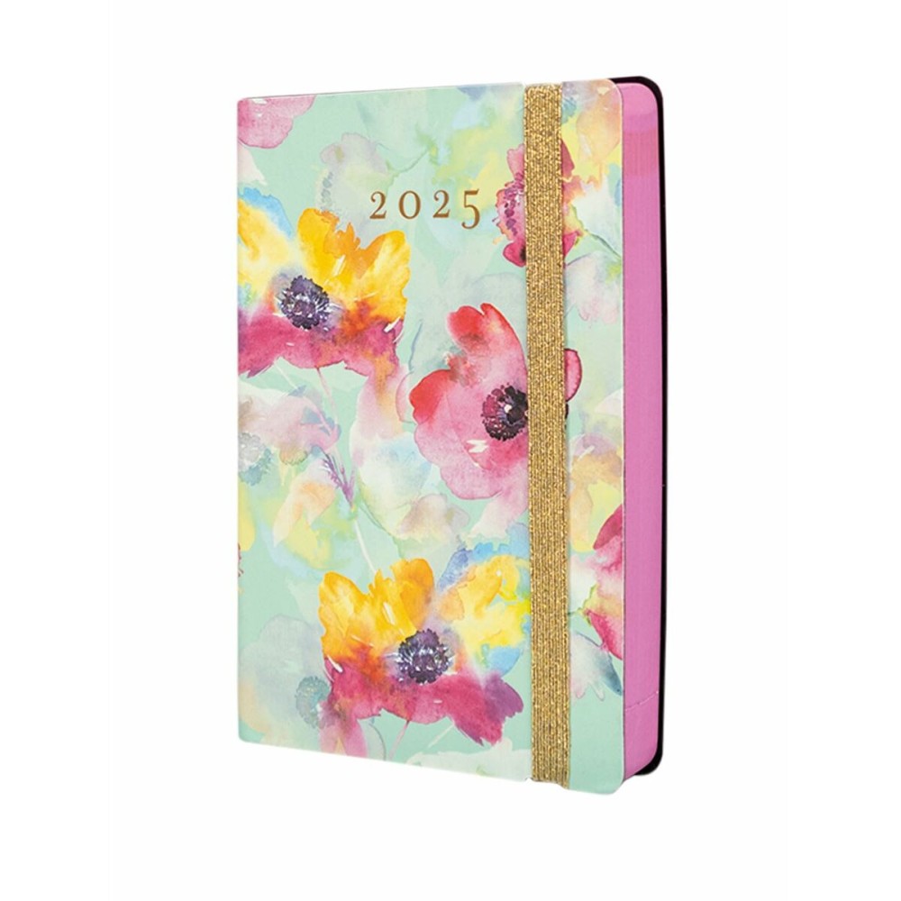 Diary Finocam FLEXI JOY 11,8 x 16,8 cm 2025 Floral