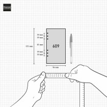 Diary Refill Finocam CLASSIC C999 609 2025 9,4 x 17,1 cm