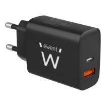 Wall Charger Ewent EW1319 Black 20 W