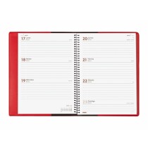 Diary Finocam DUOBAND E10 Red A5 15,5 x 21,2 cm 2025 Notepad