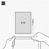 Diary Finocam DUOBAND E10 Red A5 15,5 x 21,2 cm 2025 Notepad