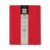 Diary Finocam DUOBAND E10 Red A5 15,5 x 21,2 cm 2025 Notepad