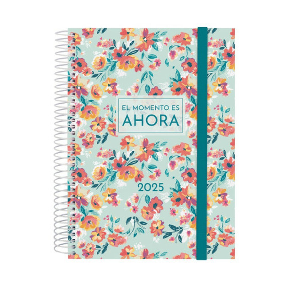 Diary Finocam DESIGN COLLECTION A5 15,5 x 21,2 cm 2025 Floral