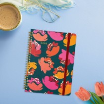 Diary Finocam YOU A5 15,5 x 21,2 cm 2025 Floral