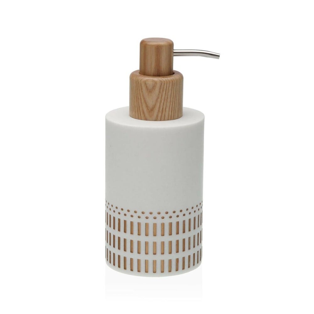 Soap Dispenser Versa Astrid White Resin Plastic 7,3 x 16,5 x 7,3 cm