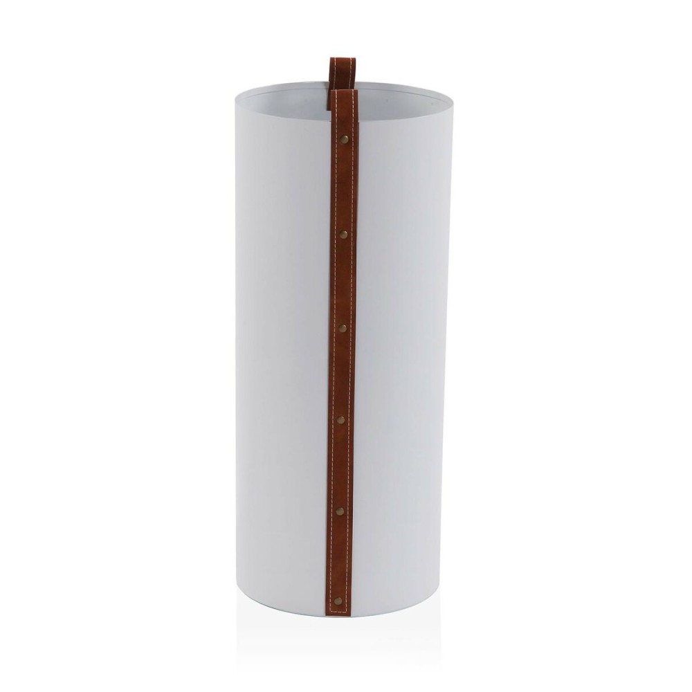 Umbrella stand Versa White Brown Fusion 48 cm