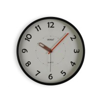 Wall Clock Versa Black Plastic 4 x 30 x 30 cm