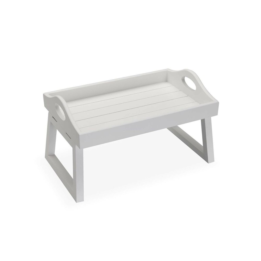 Set of trays Versa White MDF Wood 32 x 24 x 48 cm