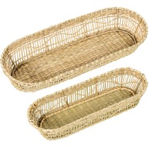 Salzstreuer mit Deckel Alexandra House Living Rattan Naturfaser