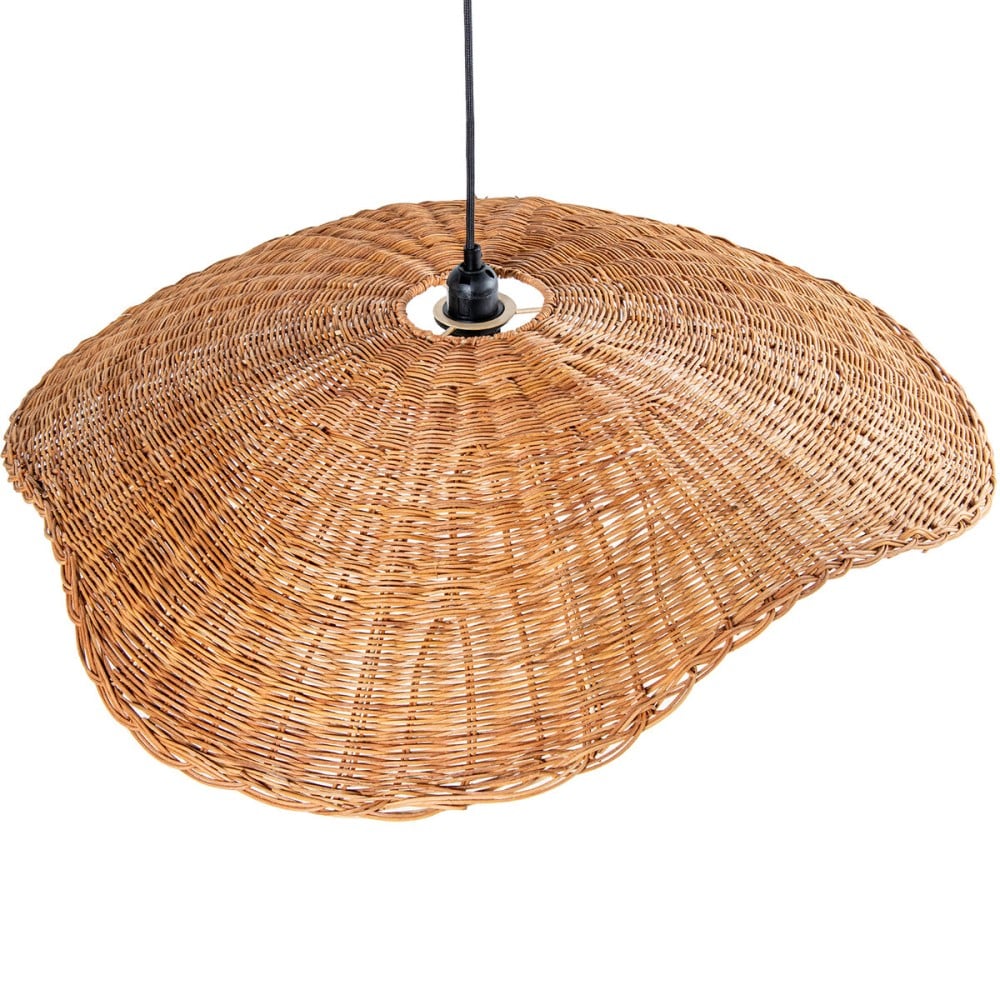 Deckenlampe Alexandra House Living Braun natürlich Rattan Naturfaser 40 W 83 x 14 x 74 cm