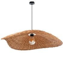 Deckenlampe Alexandra House Living Braun natürlich Rattan Naturfaser 40 W 83 x 14 x 74 cm