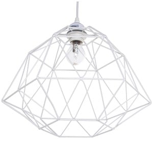 Deckenlampe Alexandra House Living Weiß Metall 60 W 40 x 28 x 40 cm