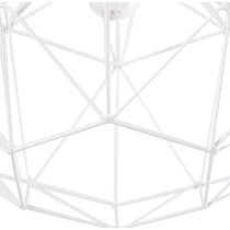 Suspension Alexandra House Living Blanc Métal 60 W 40 x 28 x 40 cm