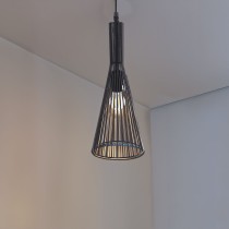 Suspension Alexandra House Living Noir Métal 60 W 14 x 37 x 16 cm