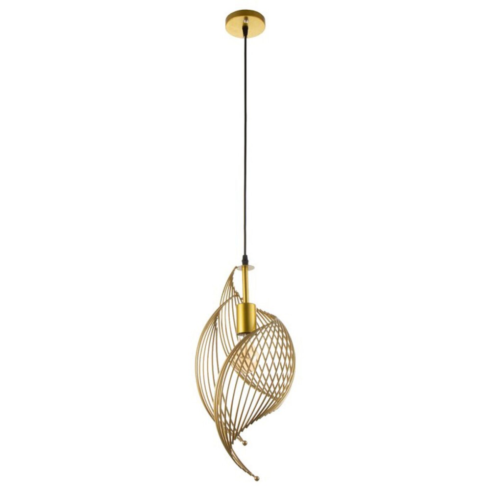 Ceiling Light Alexandra House Living Golden Metal 60 W 28 x 57 x 21 cm