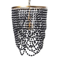 Ceiling Light Alexandra House Living Black Metal 60 W 46 x 61 x 46 cm