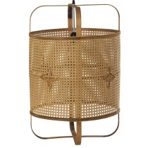 Deckenlampe Alexandra House Living Braun natürlich Rattan Naturfaser 60 W 43 x 134 x 43 cm