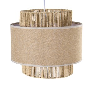 Deckenlampe Alexandra House Living Braun Rattan Naturfaser 60 W 30 x 26 x 30 cm