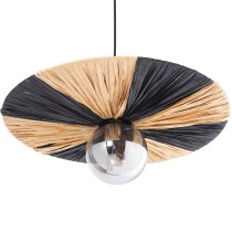 Deckenlampe Alexandra House Living Braun Rattan Naturfaser 45 x 20 x 45 cm