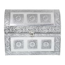 Jewelry box Alexandra House Living Silver Metal 25 x 18 x 15 cm